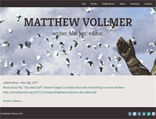 Tablet Screenshot of matthewvollmer.com